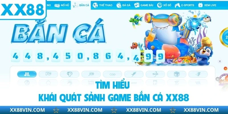 Tìm hiểu khái quát sảnh game bắn cá XX88